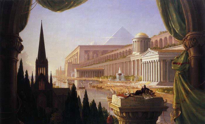 Thomas Cole The Architect's Dream oil painting image